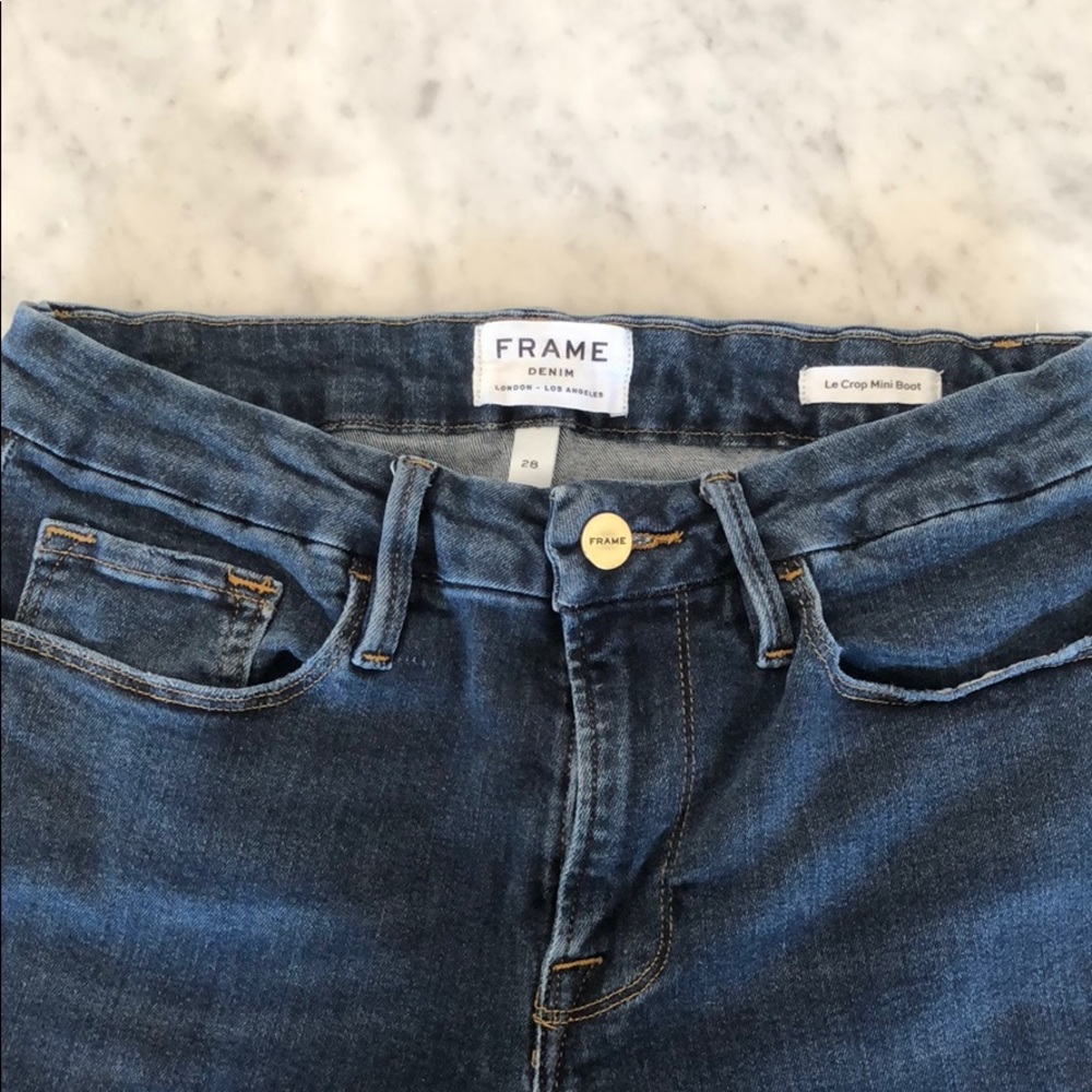 Frame denim “Le Crop Mini Boot”